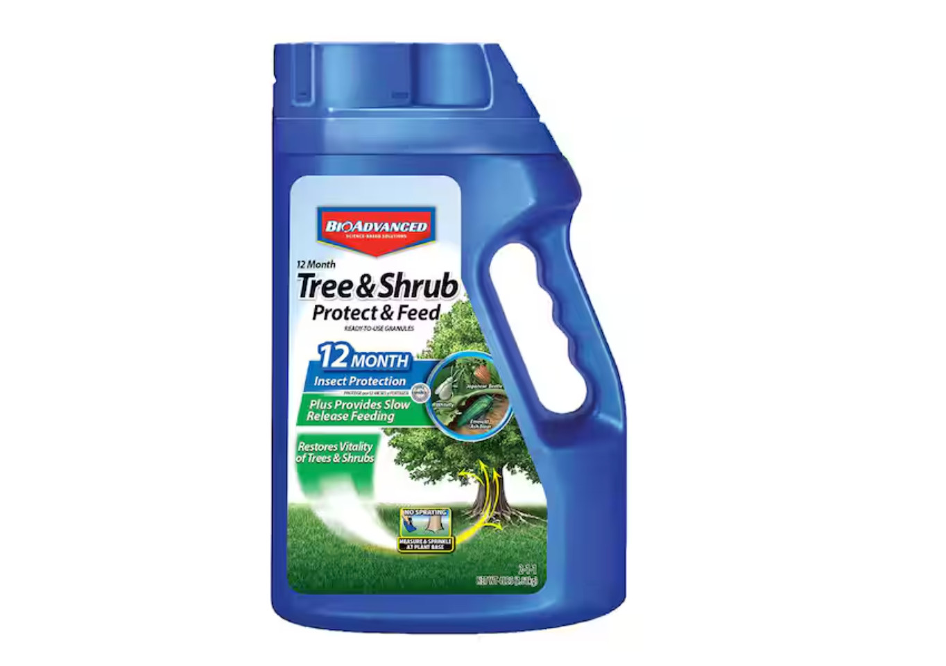 BioAdvanced Tree and Shrub Protect and Feed, Granules, 4 lb (Case of 6) gallery