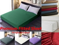 Superb Deep Pocket Fitted Sheet – Breathable, Extra Soft – 16″ DEEP