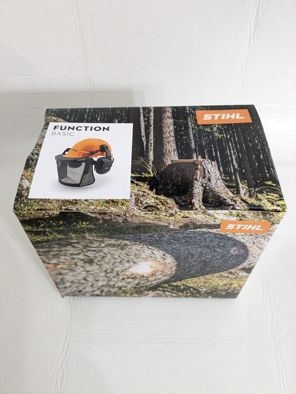 GENUINE OEM STIHL FUNCTION BASIC CHAINSAW SAFETY HELMET AND VISOR 0000 888 0810 gallery