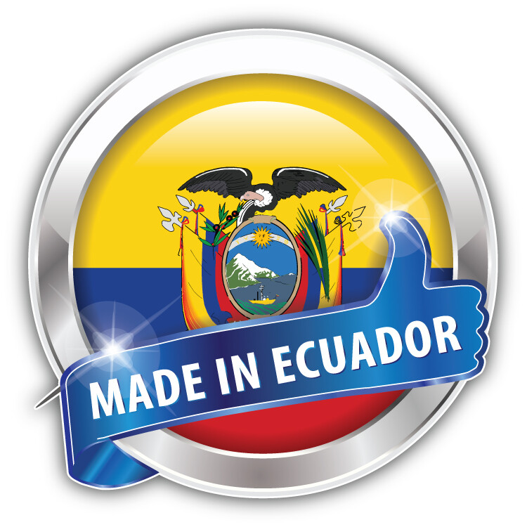 Made In Ecuador Glossy Label Car Bumper Sticker Decal gallery