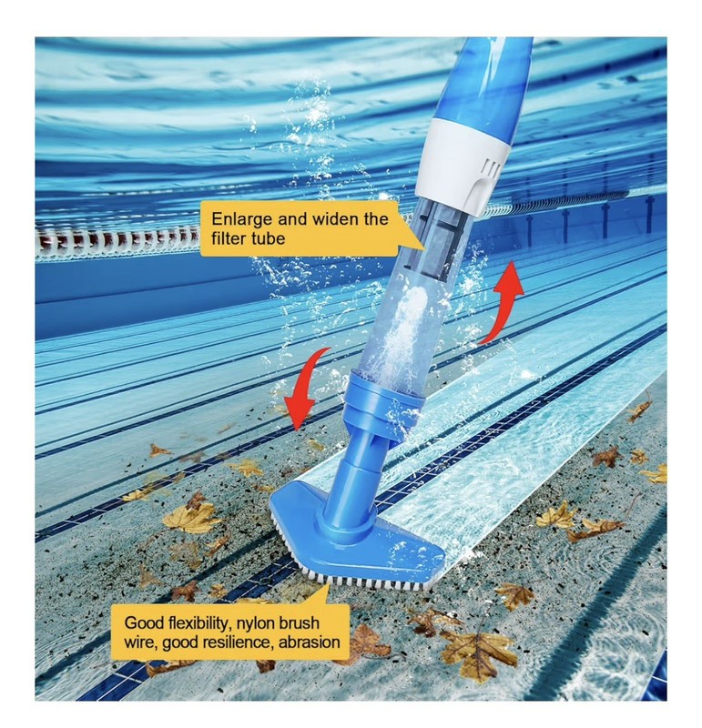 4-in-1 Cordless Rechargeable Pool Vacuum - Spa & Hot Tub Cleaner, 90 Min Run Tim gallery