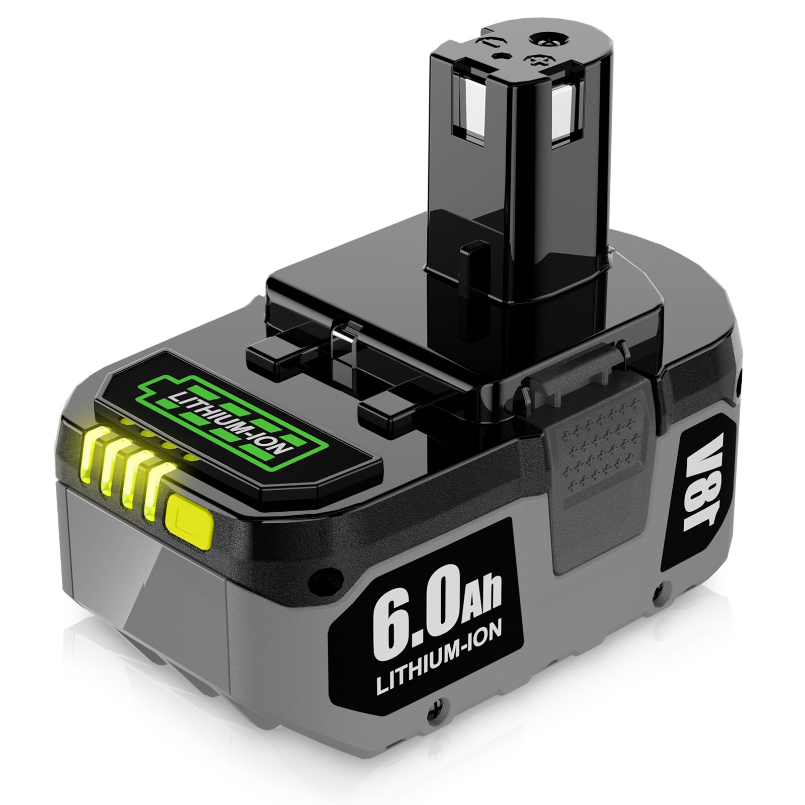 18v 6Ah For Ryobi ONE Plus High Capacity Li-Ion Battery P108 P107 P105 / Charger gallery