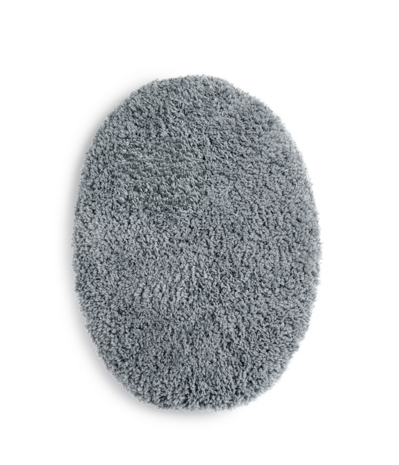 Mainstays Basic Polyester Toilet Lid Cover, Grey, 19" x 22". gallery