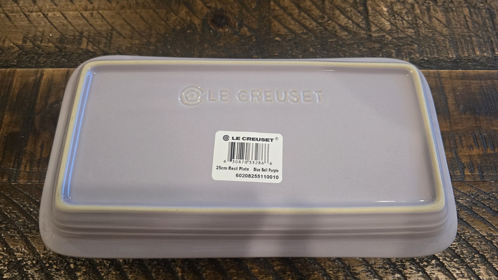 Le Creuset dish 25cm, Rectangular Ceramic Purple Glossy gallery