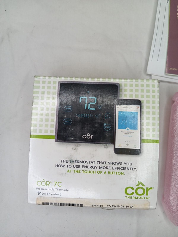 Cor 7C Wifi 7 Day Programmable Thermostat TSTWRH01 gallery