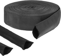 33 Ft Nylon Hydraulic Hose Protector Sleeve Protective Cover Hose 1.5 In. ID