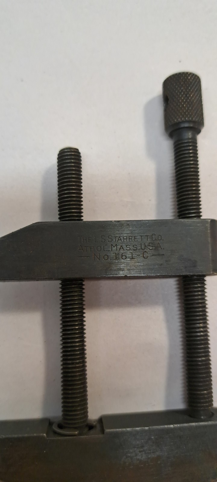 Vintage L.S. Starrett No.161-A Parallel Clamp Tool-USA (60218) gallery
