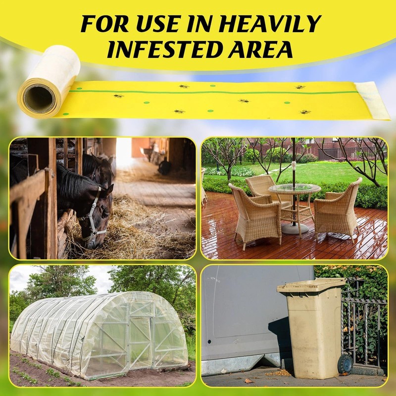 12PCS Spotted Lanternfly Tree Traps 30ft Sticky Barrier Wrap Garden Pest Control gallery