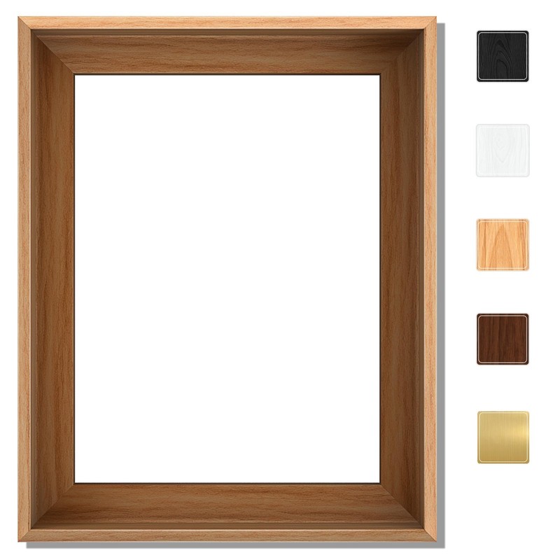 Canvas Floater Frame -Floating Frame for 1 1/4" Deep Canvas Wall Art gallery
