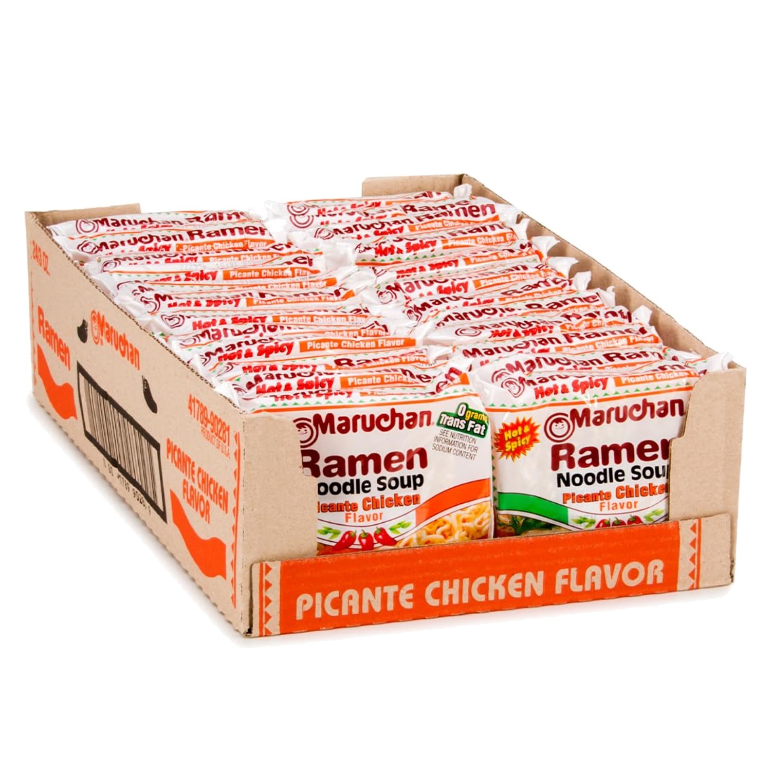 Delicious Ramen Noodles, Picante Chicken Flavor, Ready in 3 Minutes - 24 Count gallery
