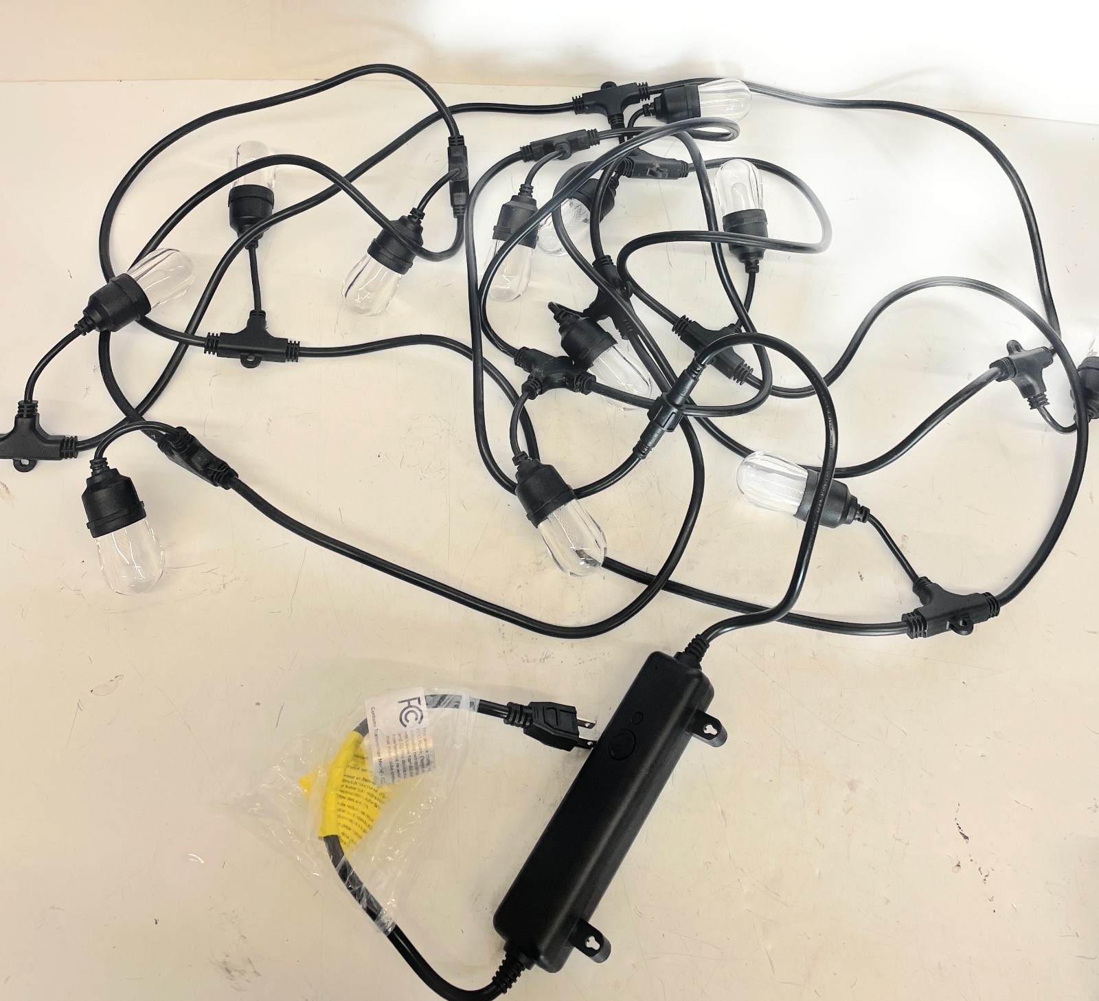 Hampton Bay Changing Plug-in LED RGBW String Light, 24FT, HB-1024SC-BK gallery