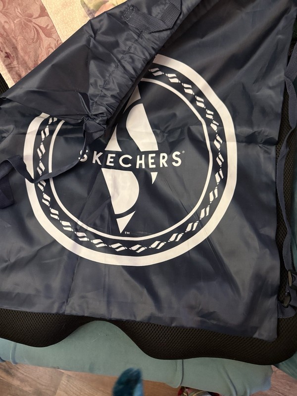 Skechers Blue White Beach Camping Back Pack Backpack Bag