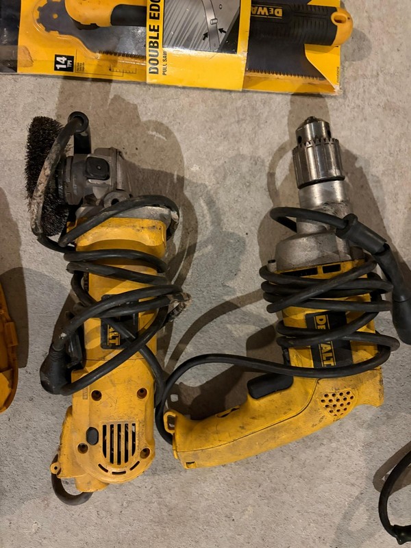 DEWALT 8-Tool Set Drill/Driver, Saws, Grinder Corded/Battery w/ Chargers gallery