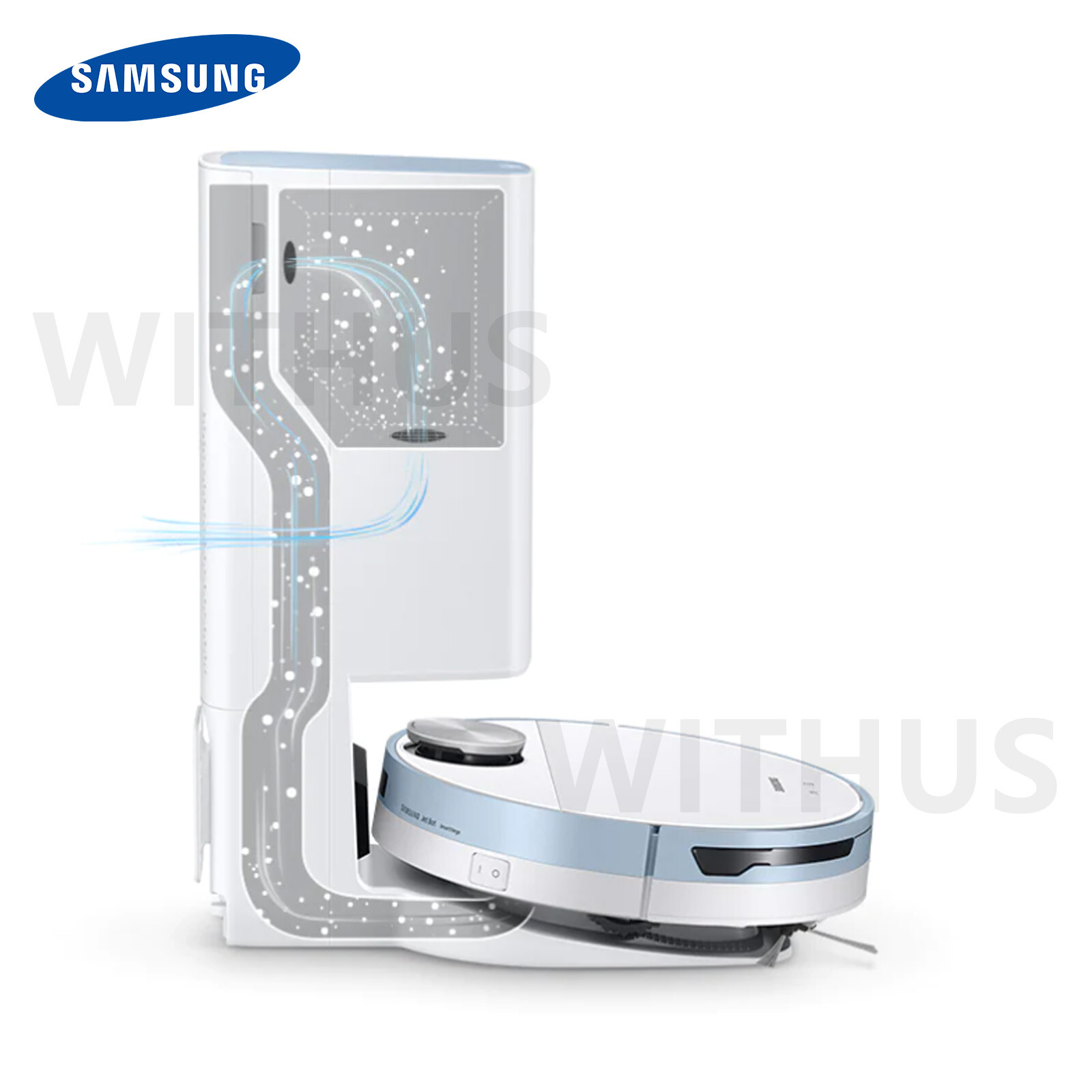 SAMSUNG BESPOKE Jet Bot Robot Vacuum Cleaner w/Clean Station VR30T85513 gallery