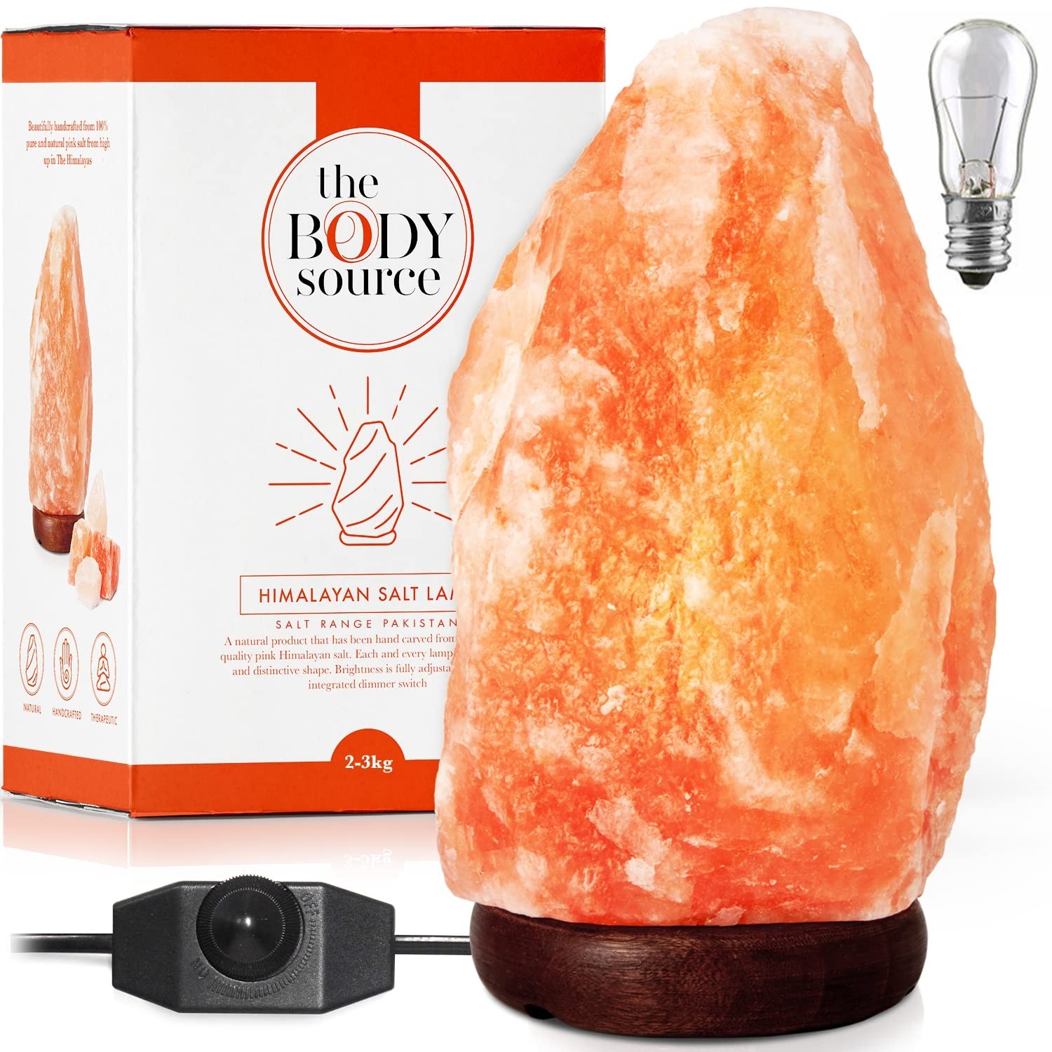 The Body Source Himalayan Salt Rock Lamp | 6-8 Inch (4-7 lb) | Natural Salt R... gallery