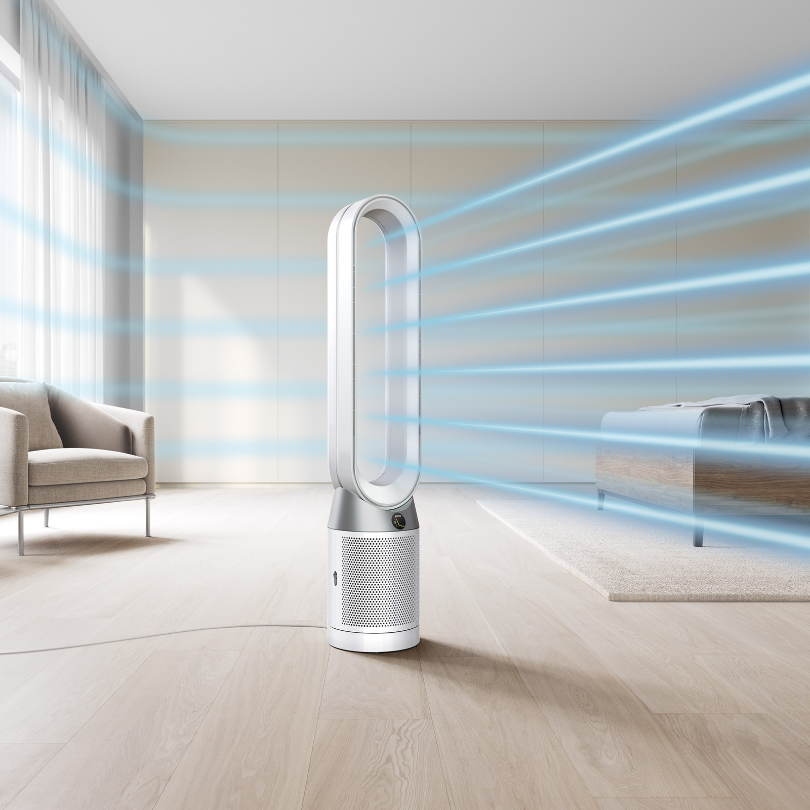 Dyson Purifier Cool™ TP7C Purifying Tower Fan | White/Silver | Refurbished gallery