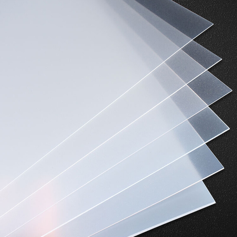 Polypropylene Plastic Thin Sheet PP Sheet Frosted Translucent Thickness 0,3~2mm gallery