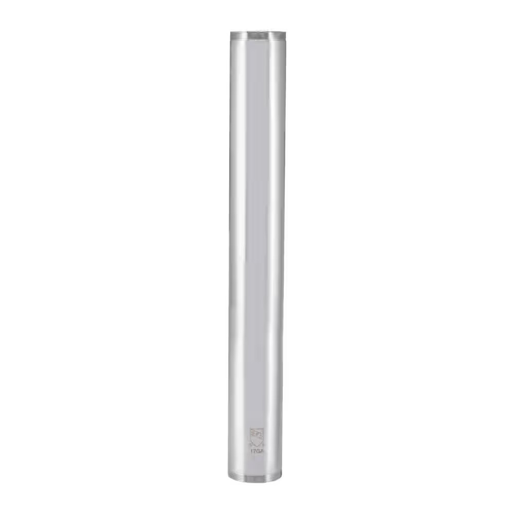 1-1/2 In. X 12 In. Threaded Tube, Chrome gallery