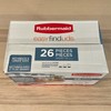 Rubbermaid Containers Easy Find Lids 26 Piece Food Storage Tubs Set Blue New gallery