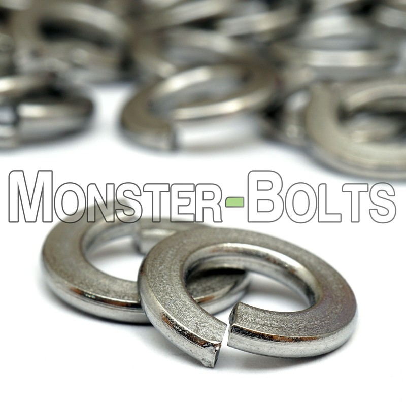 SAE Stainless Steel Split Lock Washers - #2 #4 #6 #8 #10 1/4" 5/16" US Inch 18-8 gallery