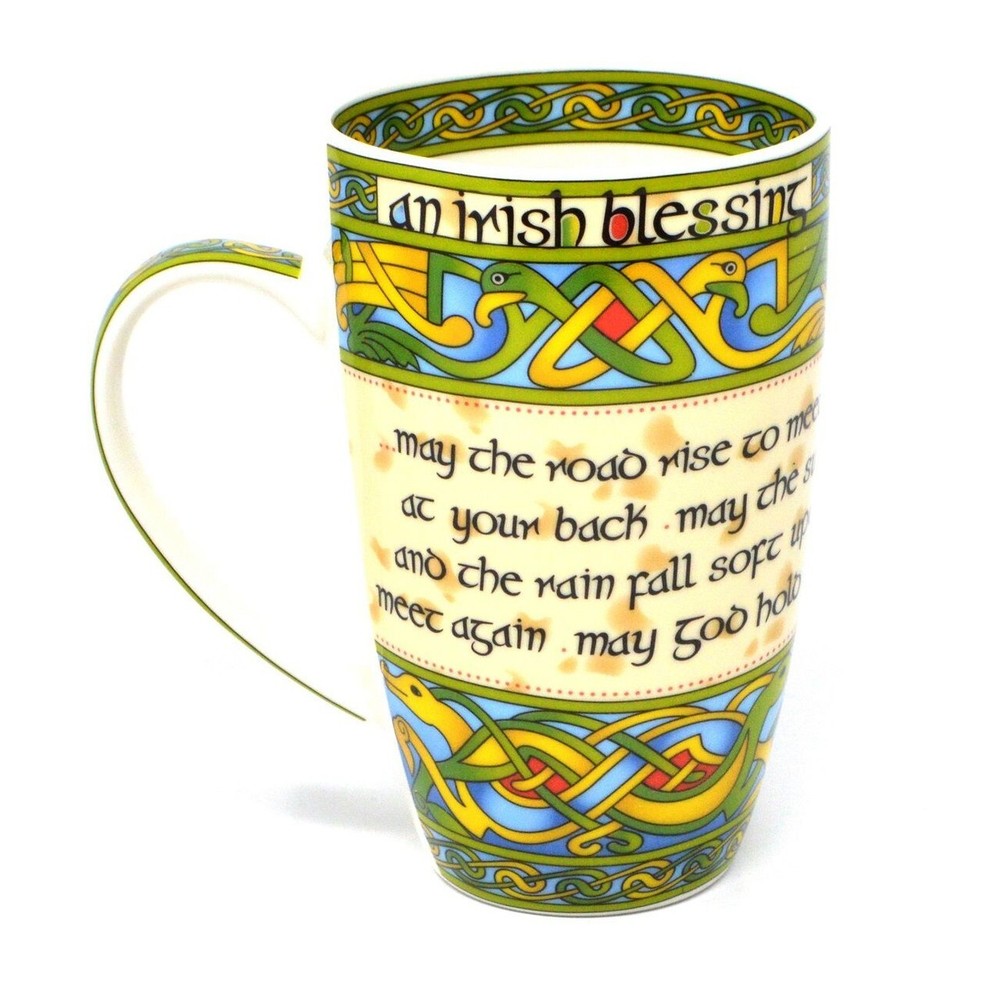 Irish Blessing Mug Celtic Design Capacity 400 ml/14 fl oz Tea Cup Coffe Mug