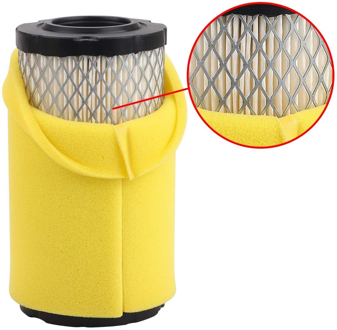 Air Filter Oil Filter for john deere d140 22-hp v-twin hydrostatic 48-in Mower gallery