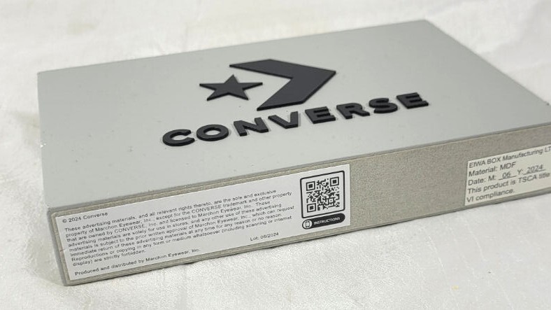 Converse MDF Chipboard Retail Advertising Block Sign 4" Tall x 6" Wide x 1" Deep gallery