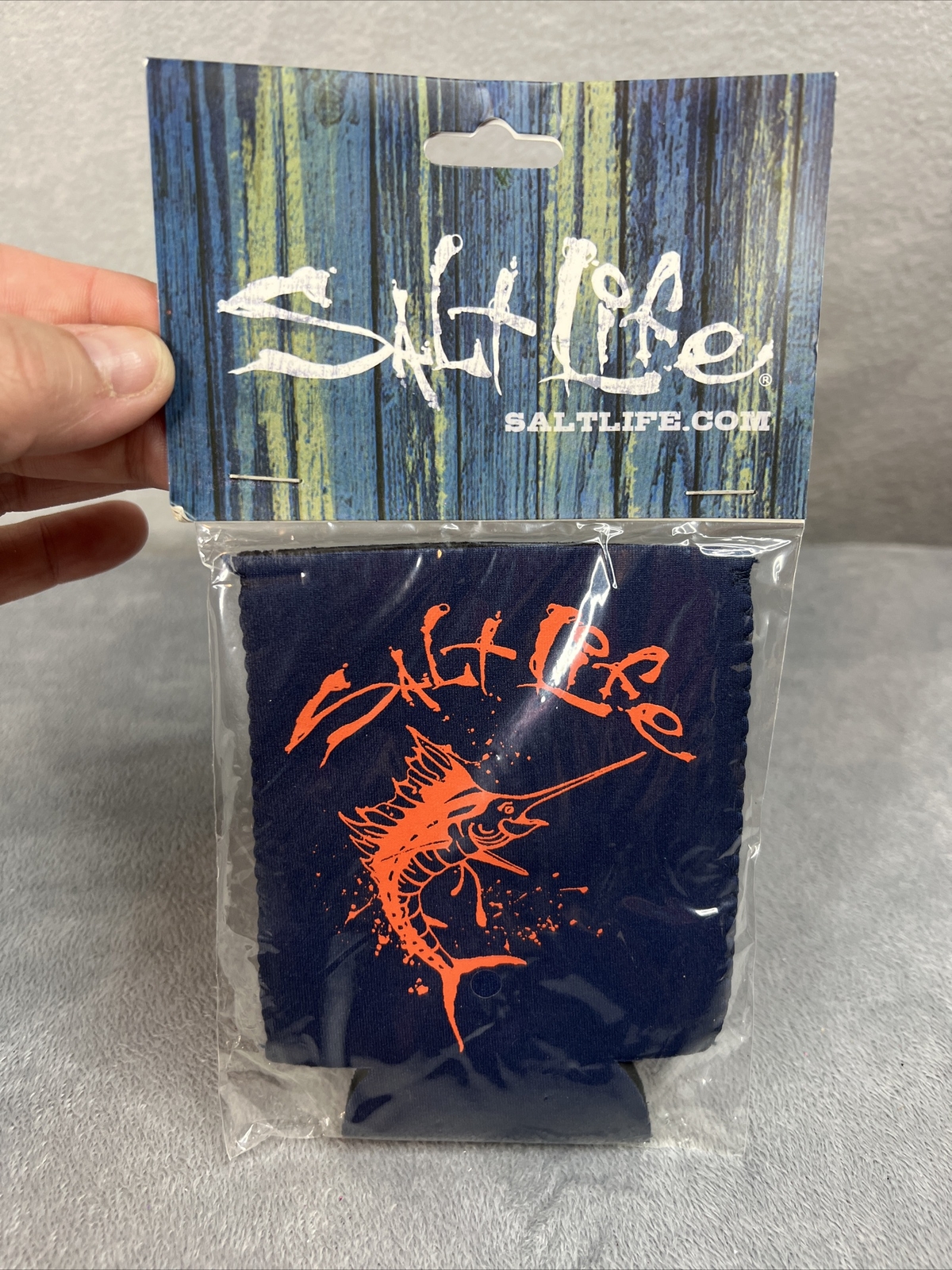 SALT LIFE SAILFISH COLLEGE POP BEER BOTTLE CAN KOOZIE COOLER HOLDER INSULATOR! gallery