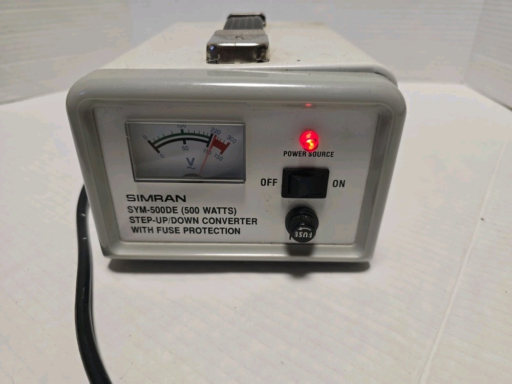 Voltage Transformer Simran Step Up /Step Down Converter 500 Watts SYM-500DE