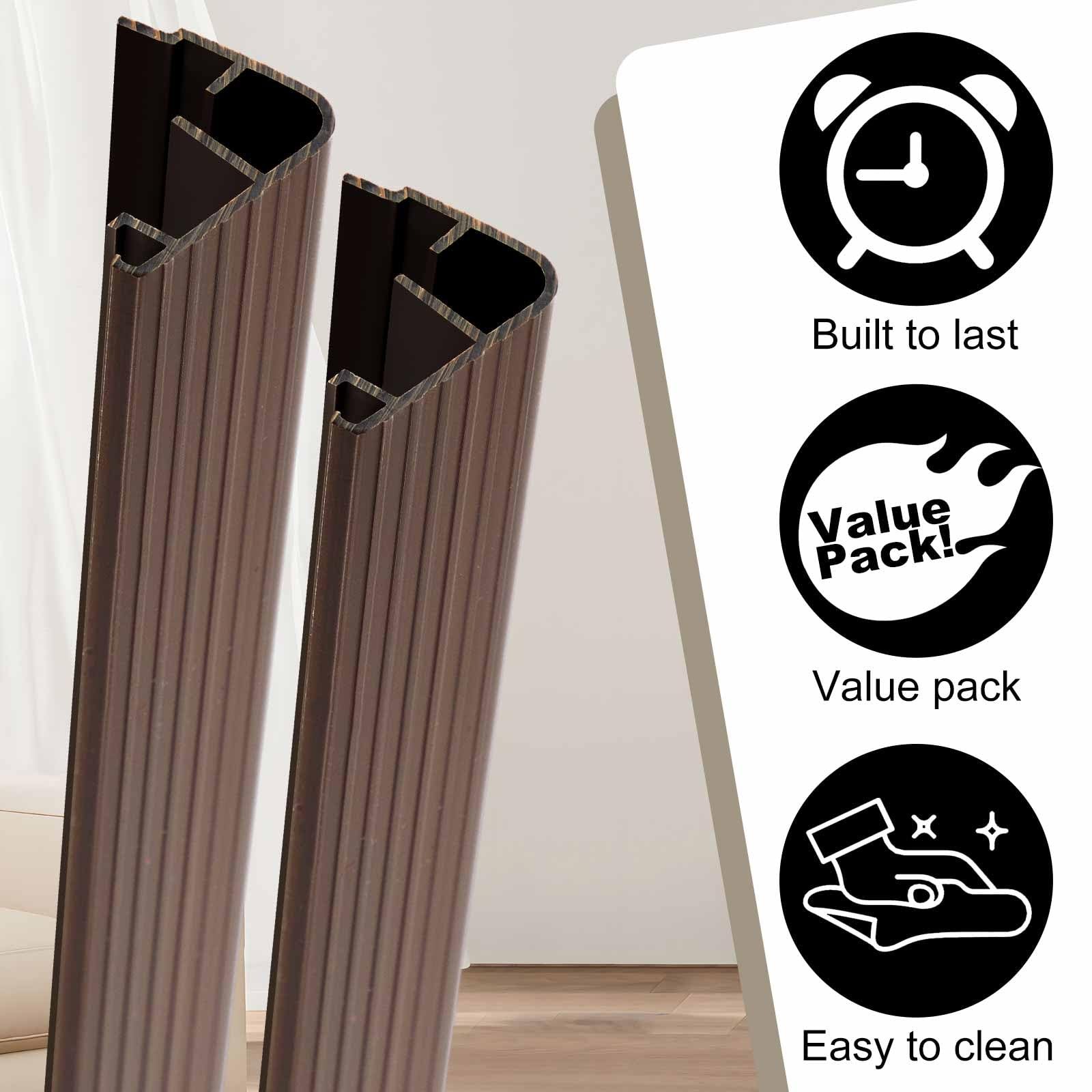 2 Pcs 36" L Fixed Vinyl Sill Cap 13/8 Inches High Exterior Door Threshold Sea... gallery