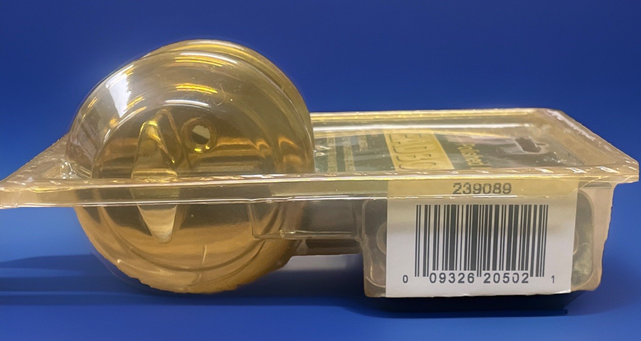 Steel Pro Deadbolt Polished Brass Keyed One Side 2-3/4-2-3/8 Adjustable Backset gallery