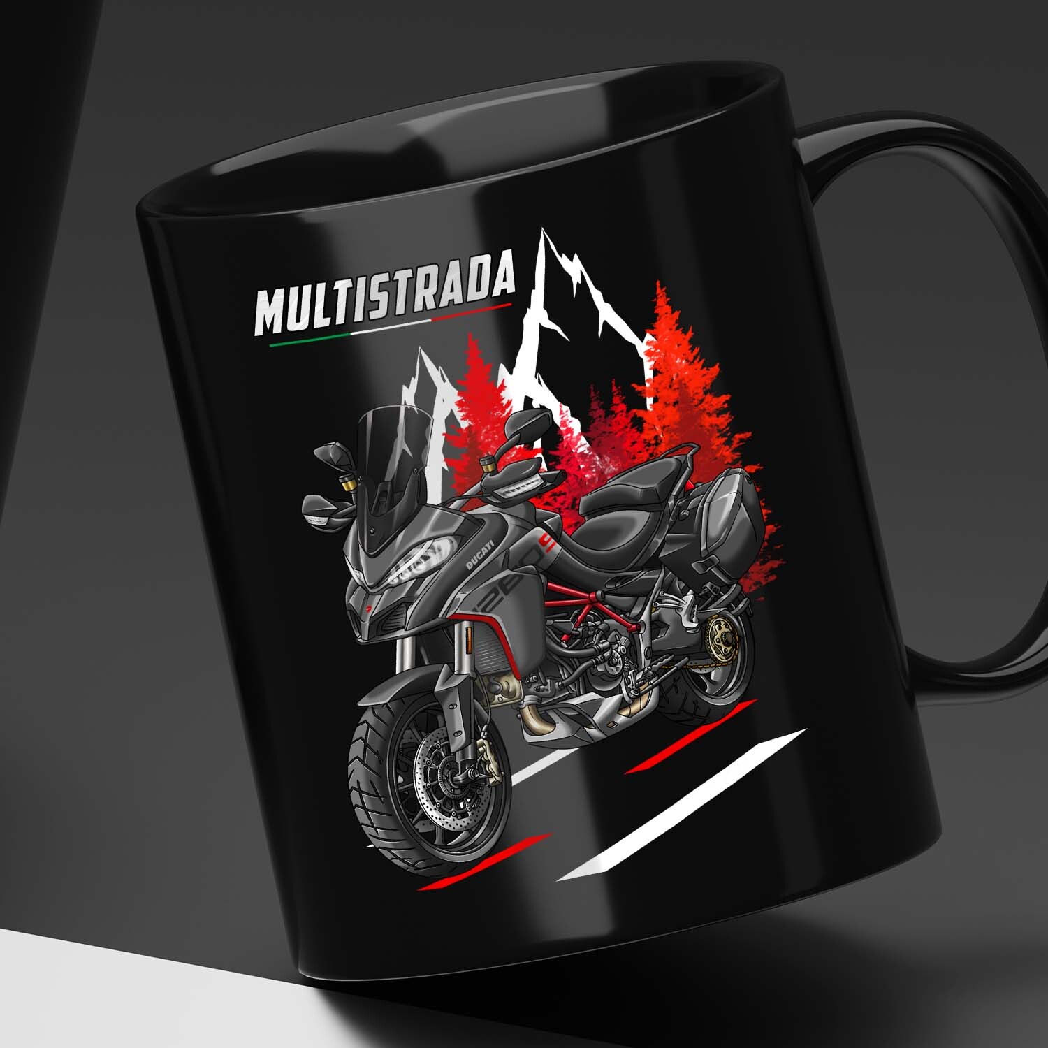 Ducati Multistrada 1260 2015-2020 Motorcycle Coffee Mug 11OZ, Bikers Gift gallery