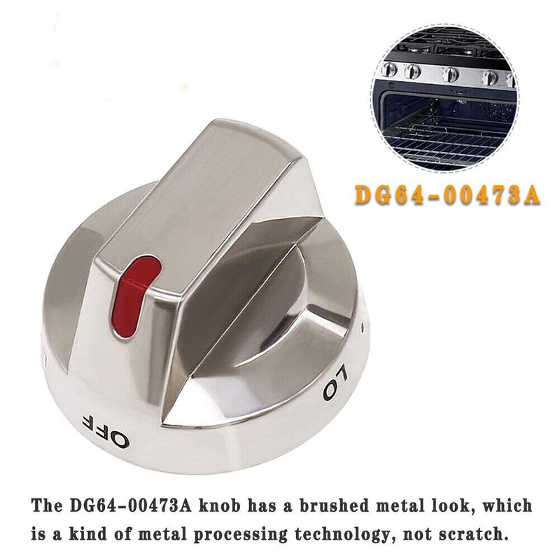Range Burner Control Knob Compatible with SAMSUNG Range DG64-00473A gallery