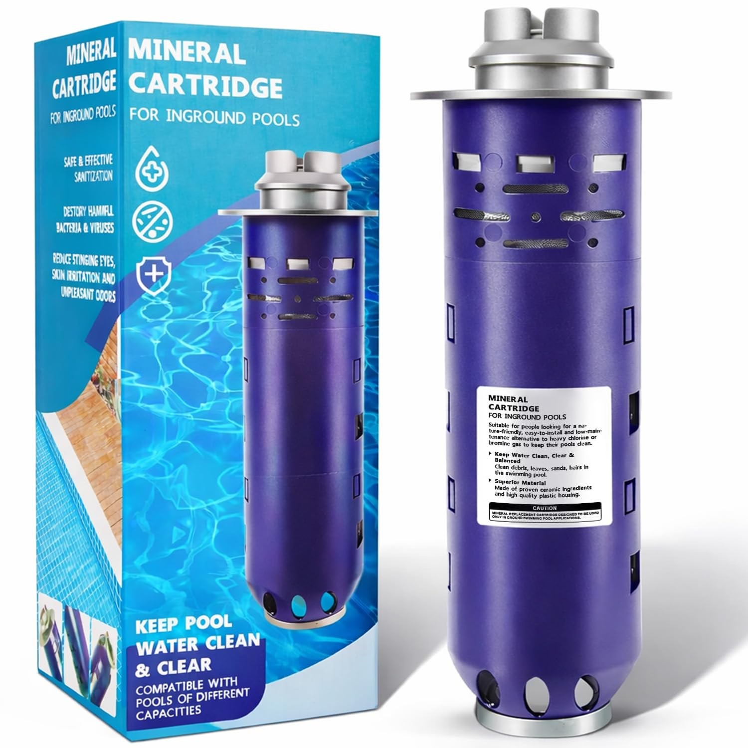 Replacement Mineral Cartridge for DuoClear Pool System, Compatible up to 45,000 gallery