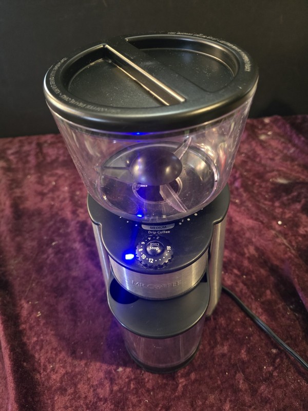 Mr. Coffee Grinder Automatic Burr Mill Stainless Steel BVMC-BMH23 Works Well gallery