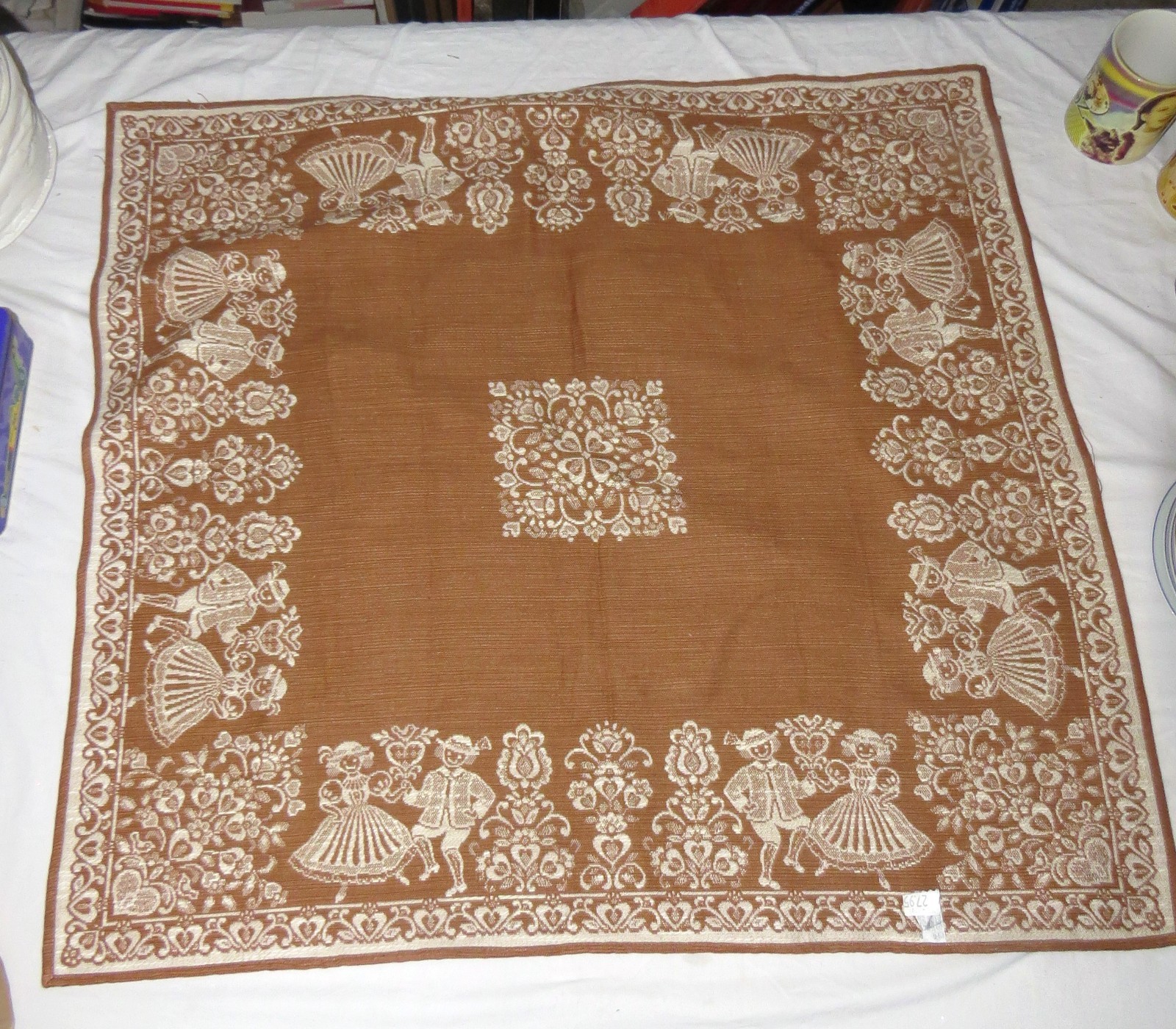 Table Square Double-sided Jacquard Dutch-like Theme 31 by 33 inches gallery