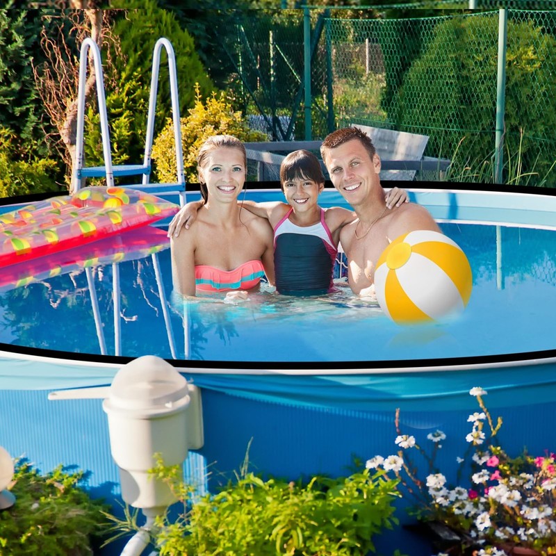 Coping Strips for Above Ground Pool Liners - Replacement Clips & Patch Kit, 61 P gallery