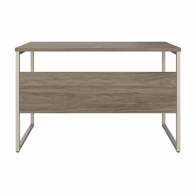 Pemberly Row 48W x 24D Computer Table Desk in Modern Hickory - Engineered Wood gallery