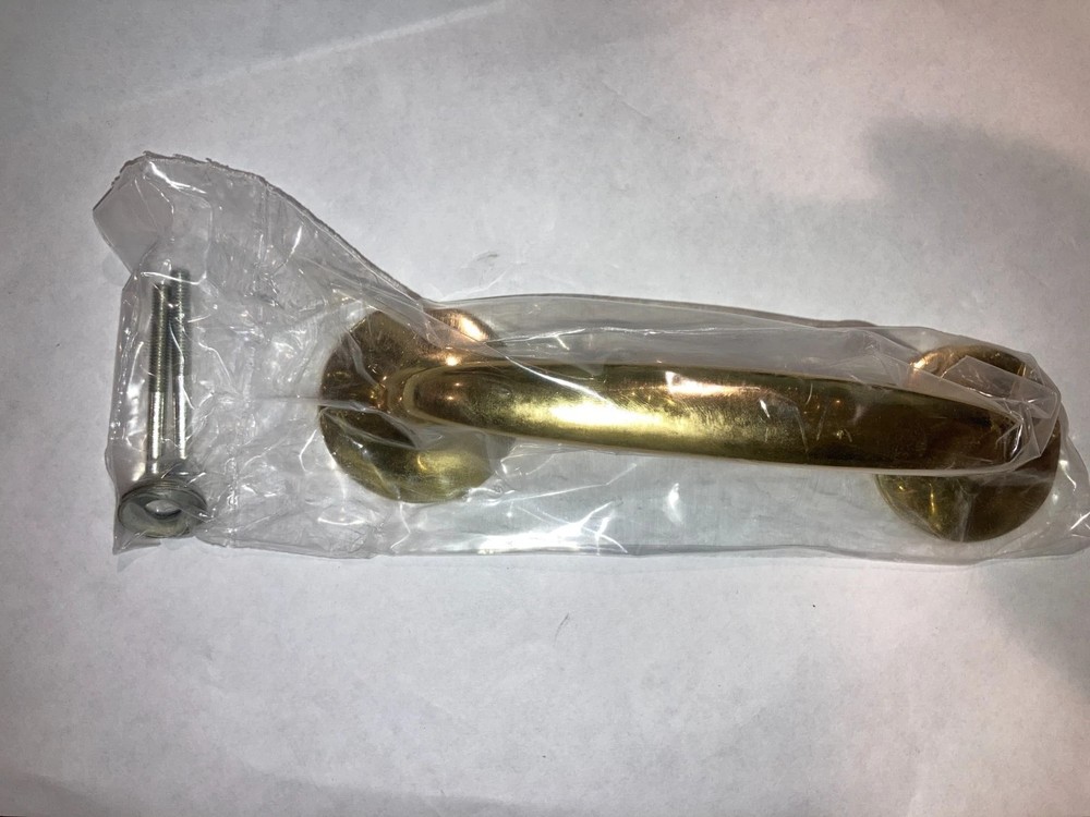 Solid Brass Cabinet Door Pull 5 1/2" Center to Center New in packaging