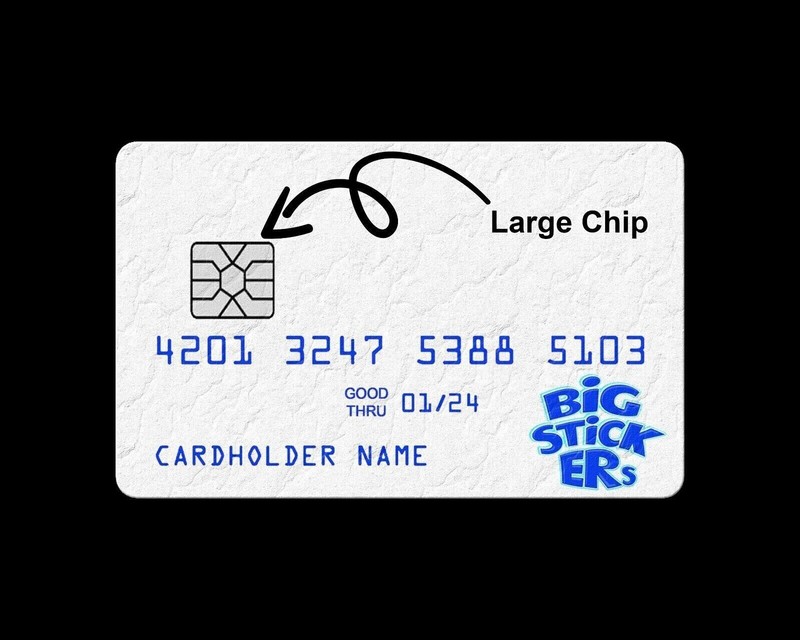 Ameriican Expresss Black AMEXX Credit Card SMART Sticker Skin Wrap gallery