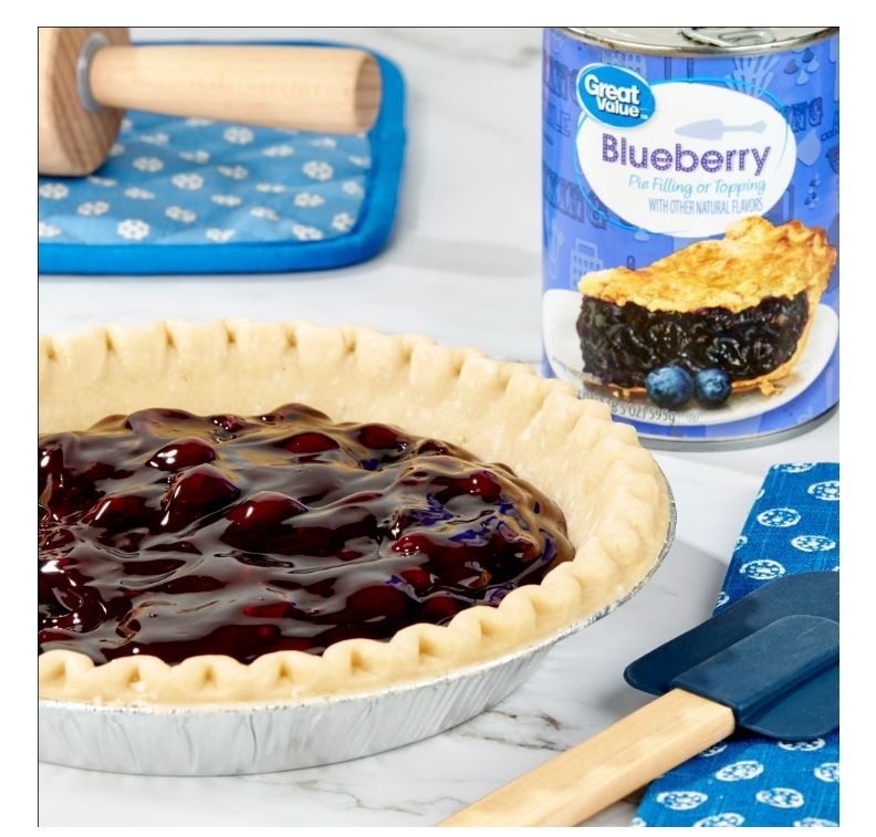 (6 pack) Great Value Blueberry Pie Filling or Topping, 21 oz gallery