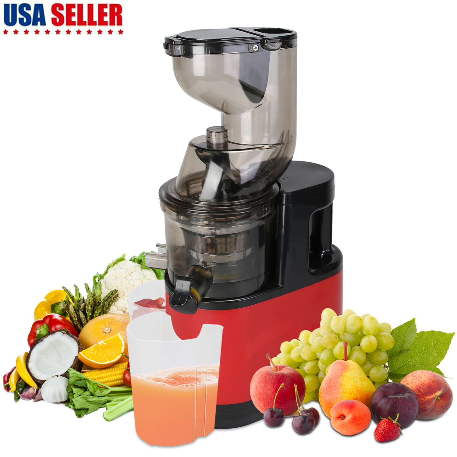 300W Cold Press Juicer Machine Slow Masticating Juicer Fruit Vegetable Juicer gallery