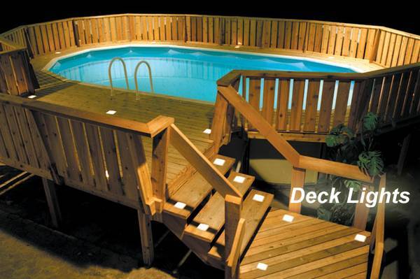 LED! (14-Pack Kit) Kerr Lighting Deck Lights (4" x 3") - For Decks, Docks gallery