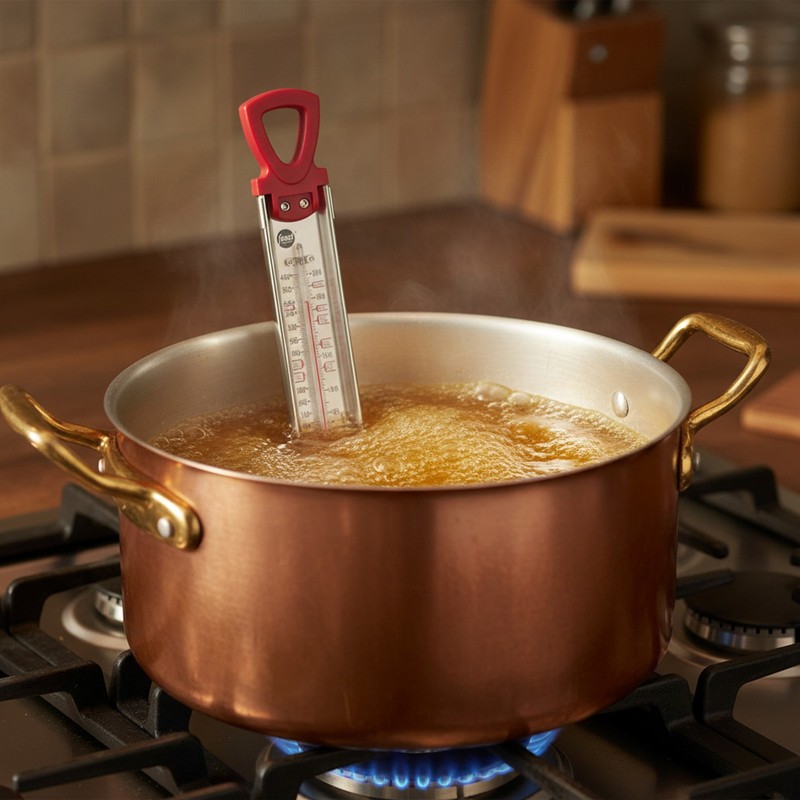 Taylor Food Network Candy Thermometer – Clip-On Stainless Steel Design gallery
