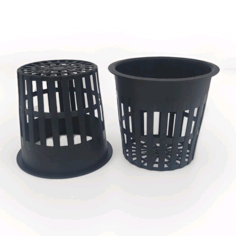 4-Inch Hydroponics Net Pots – Heavy Duty Mesh Cups for DWC, Aquaponics gallery