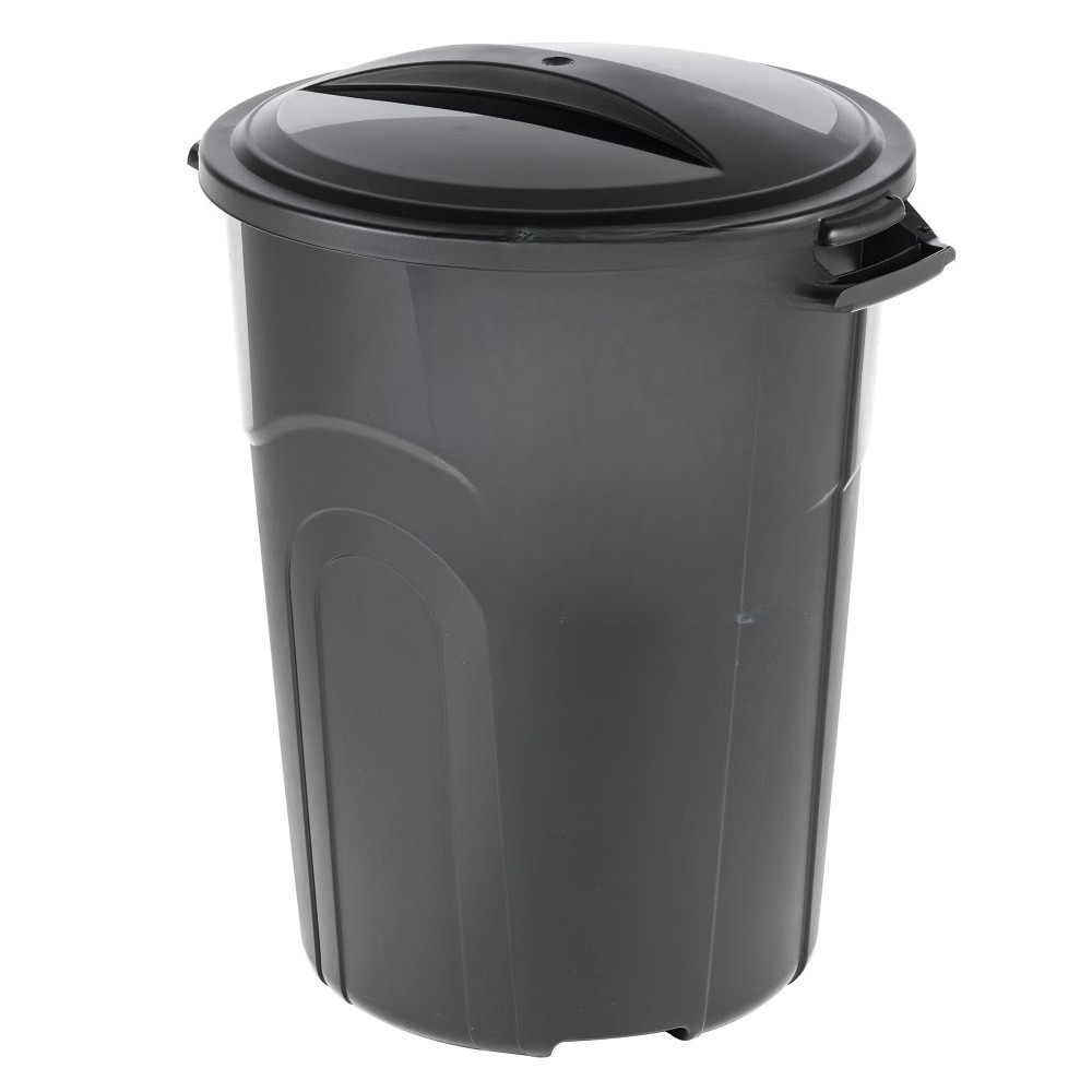 32 Gallon Heavy Duty Injection Molded Trash Can with Click Lock Lid gallery