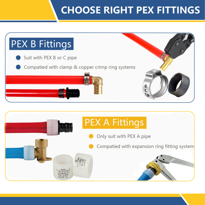 EFIELD (2-50 Pack) Pex A End Cap 1/2" Plug Expansion Brass Fitting Lead Free gallery