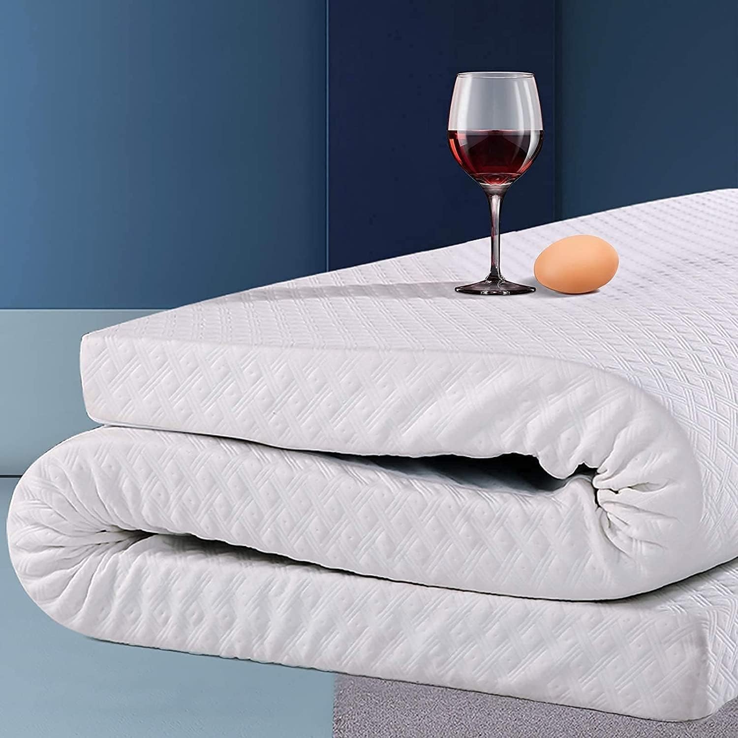 4 Inch King Cooling Gel Memory Foam Mattress Topper with Removable Cover gallery
