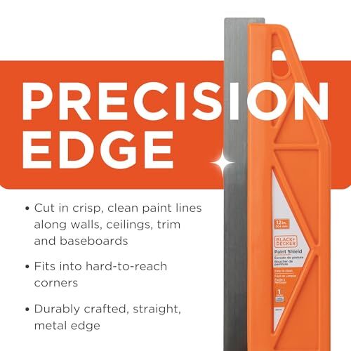 Black+Decker 12-Inch Paint Shield, Trim Guide for Painting Straight Lines gallery