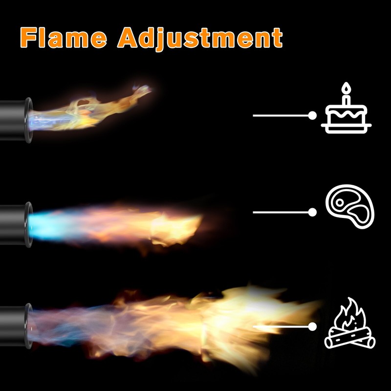 DOMINOX Powerful Propane Torch, Adjustable Torch Burner by Propane, MAP and MAPP gallery